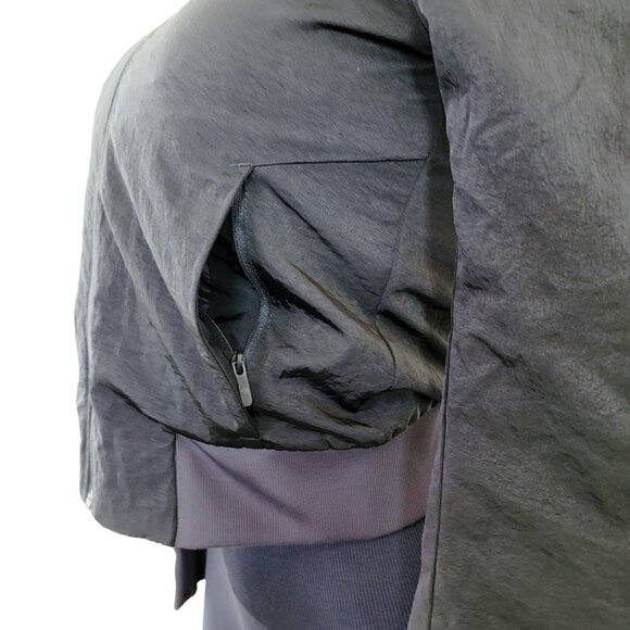 Lululemon Women's Black Non Stop Long Sleeve Full Zip Bomber Jacket Size 2 - Picture 6 of 8